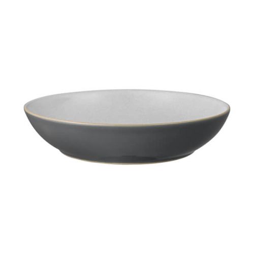 Denby Elements Fossil Grey Pasta Bowl, 1050ml stoneware, oven/microwave safe, durable glaze, available at Keans Claremorris.