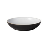 Denby Elements Black Pasta Bowl, 22cm stoneware, matte finish, oven-safe, handmade UK, available at Keans Claremorris.