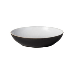 Denby Elements Black Pasta Bowl, 22cm stoneware, matte finish, oven-safe, handmade UK, available at Keans Claremorris.