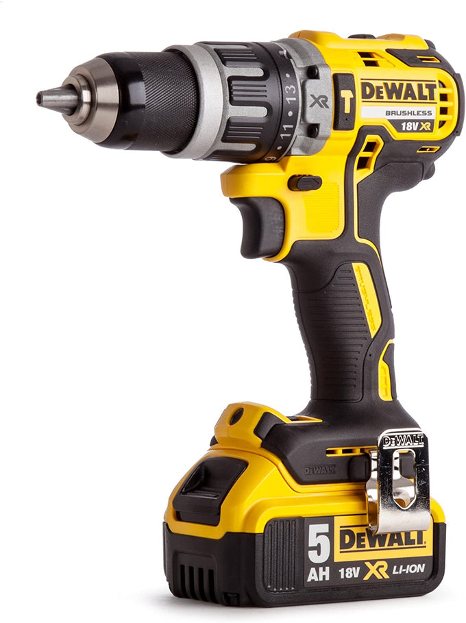 Dewalt 18V Brushless Combi Drill G2 with 5.0Ah battery, compact, lightweight, 2-speed, hammer drill – Keans Claremorris