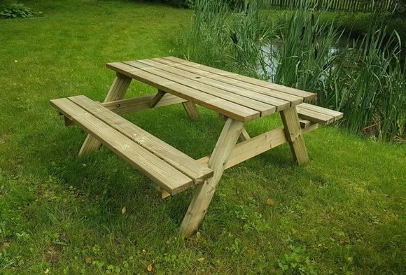 Doolin Six Seater Picnic Bench Keans Claremorris