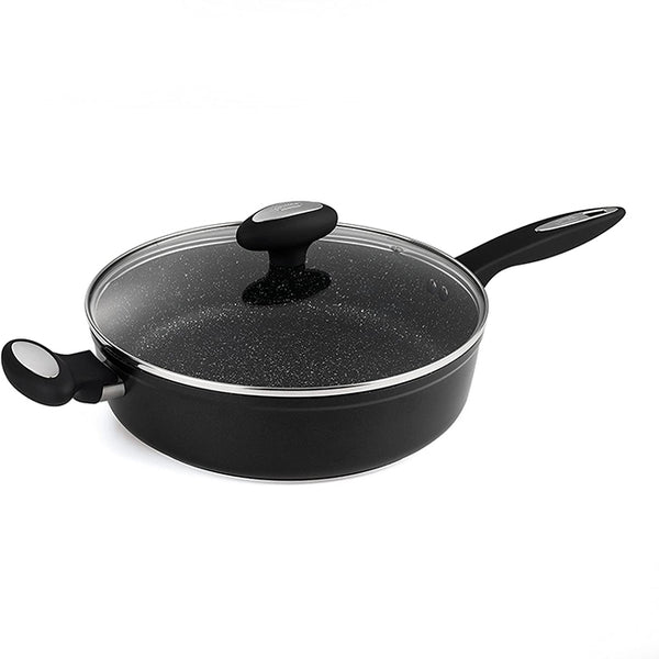 Zyliss Cook E980069 28cm Non-Stick Saute Pan With Glass Lid