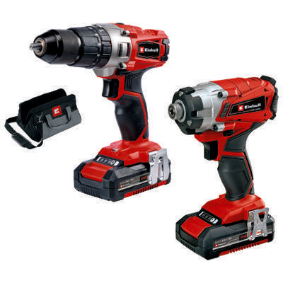 EINHELL 18V Combi & Impact Driver Kit (2x2.0Ah) Keans Claremorris