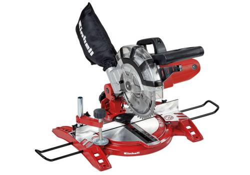 Einhell 210mm 1600W Mitre Saw with adjustable angles, carbide blade, dust bag – precision cutting tool | Keans Claremorris