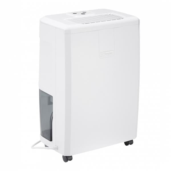 Dimplex Everdri 10L compact white dehumidifier with 15-hour timer, auto shut-off, castors, 2.5L tank – Keans Claremorris