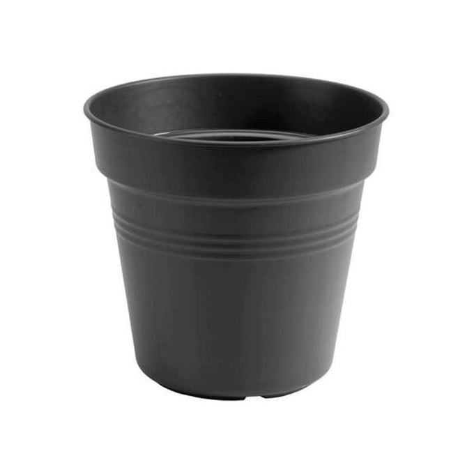 Green Basics Growpot 40cm black, recycled plastic, ventilated bottom, ideal for herbs and vegetables – Keans Claremorris