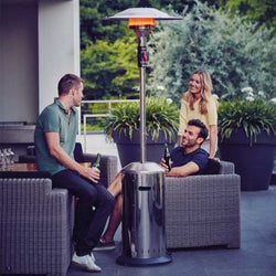 Outdoor Gas Patio Heater with adjustable flame, weather-resistant design - available at Keans Claremorris
