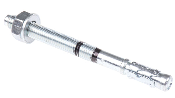 RawlPlug R-XPT M10 x 115mm Throughbolt Anchor, Zinc Plated, 6-Grip, ETA Option 7, Bag of 4 – Keans Claremorris