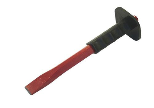 FAI 12" x 1" Faithfull cold chisel with grip, hardened steel, 60° cutting edge for brick and concrete - Keans Claremorris