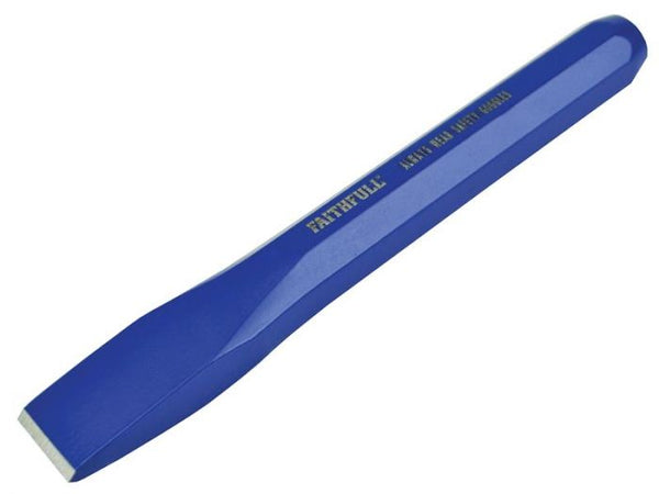 Faithfull 8" x 1" cold chisel, hardened steel, 60° cutting edge for masonry, durable tool from Kean’s Claremorris. – online