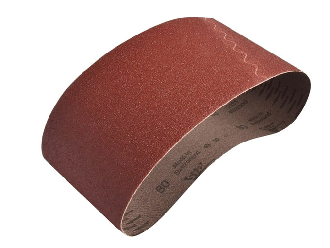Faithfull 3-pack aluminium oxide cloth sanding belts 610x100mm, coarse 60 grit, heavy-duty stock removal – Kean’s
