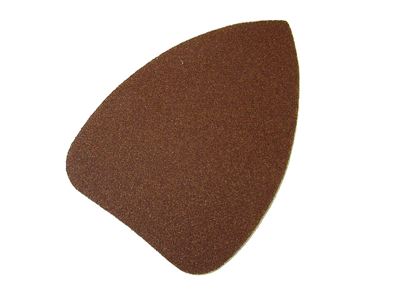 Faithfull Mouse Sanding Sheets Red (5 Pack, Medium Grit) with hook & loop backing, compatible with Black & Decker Mouse