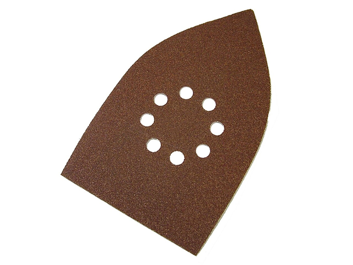 Faithfull Multi-Sander Red Coarse Sanding Sheets (5 Pack) with hook & loop, aluminium oxide, heavy-duty – Keans Claremorris