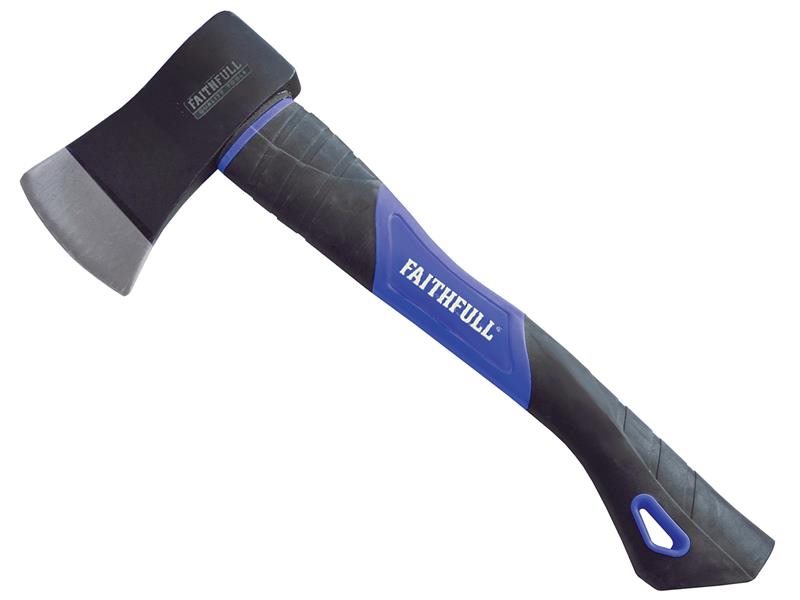 Faithfull fibreglass shaft hatchet with carbon steel blade, lightweight 33cm handle, moisture-resistant – Keans Claremorris