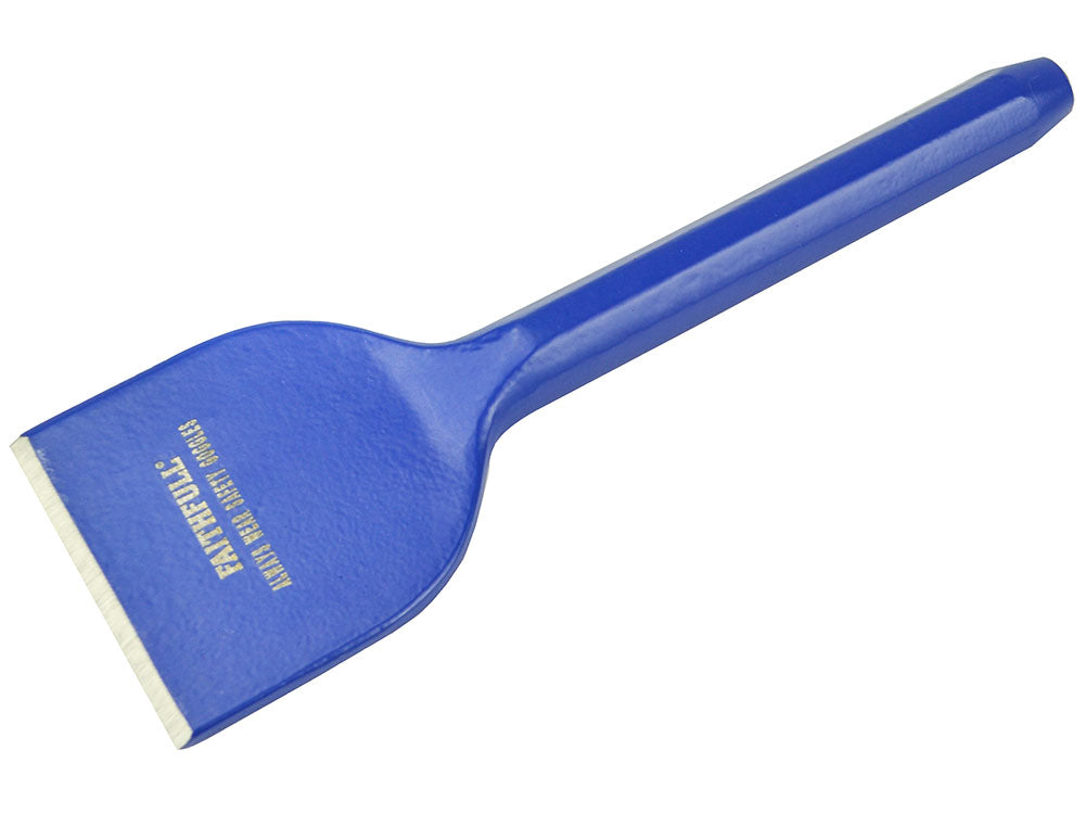 Faithfull 3" Brick Bolster Chisel with hardened steel edge for cutting bricks, heavy-duty masonry tool from Kean’s