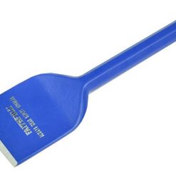 Faithfull Flooring Chisel 57mm with hardened edge for precise tongue-and-groove wood cutting, available at Kean’s