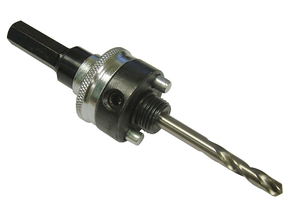 Holesaw Arbor 32-210mm Quick Release, durable, wide compatibility, fast saw changes, from Kean’s Claremorris – online at