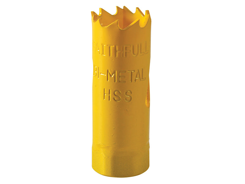 Faithfull Bi-Metal Cobalt Holesaw 20mm, durable, precise cutting tool for metal and wood, available at Kean’s Claremorris. –