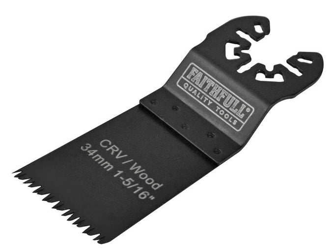 Multi-function CrV flush cut wood blades 34mm pack of 5, ground side set – Keans Claremorris