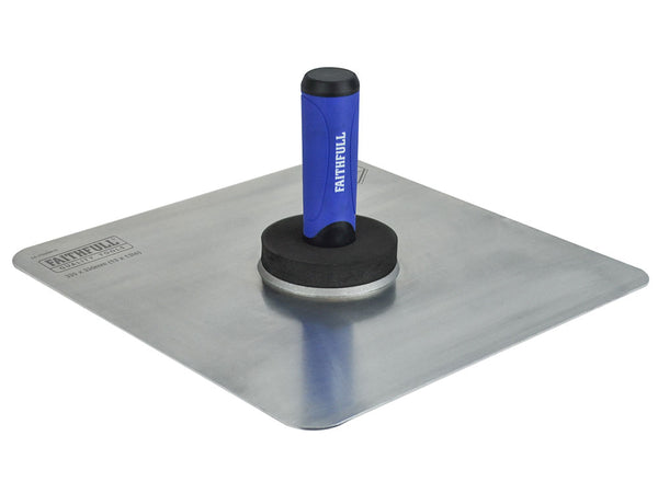 Faithfull Prestige Aluminium Hawk 330x330mm with anti-slip grip, soft-grip handle, 10-year guarantee – available at Kean’s