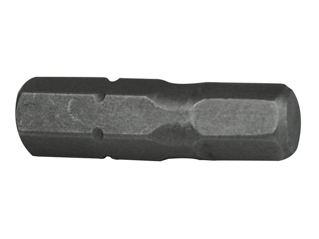 Faithfull FAISBH325 Hex 3 S2 Grade Steel Screwdriver Bits 25mm Pack of 3, shock resistant, precision tips, available at
