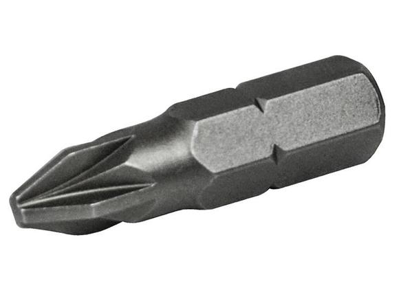 Faithfull Pozi S2 Steel Screwdriver Bits PZ2 x 25mm Pack of 3, durable, precision tips, 1/4in hex drive – Kean’s Claremorris