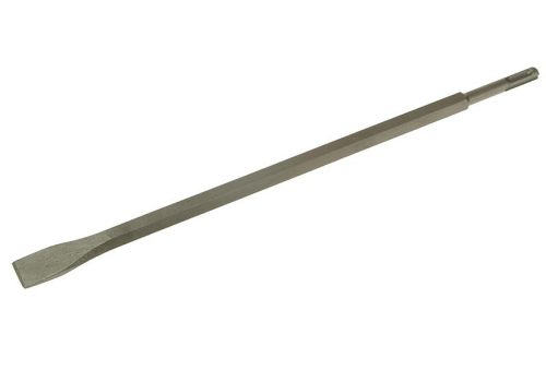 Faithfull SDS Plus Chisel Bit 20mm x 250mm, chrome molybdenum steel, heat-treated edge, heavy-duty demolition tool from