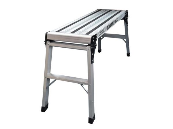 Fold Away Aluminium Step Up Platform L100xH52xW30cm, lightweight, foldable, non-slip, 150kg load - Keans Claremorris