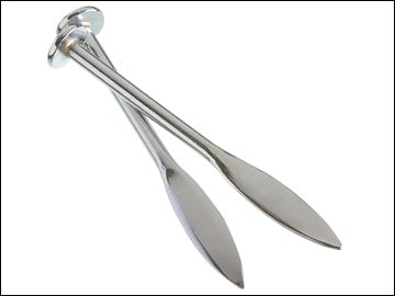 F/Print 620C Card 2 Line Pins, hardened steel, chrome finish, 160mm, for bricklaying alignment – Keans Claremorris