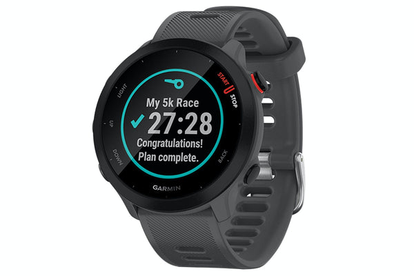 Garmin Forerunner 55 Grey GPS running smartwatch with heart rate, activity tracking, and training guidance – Keans