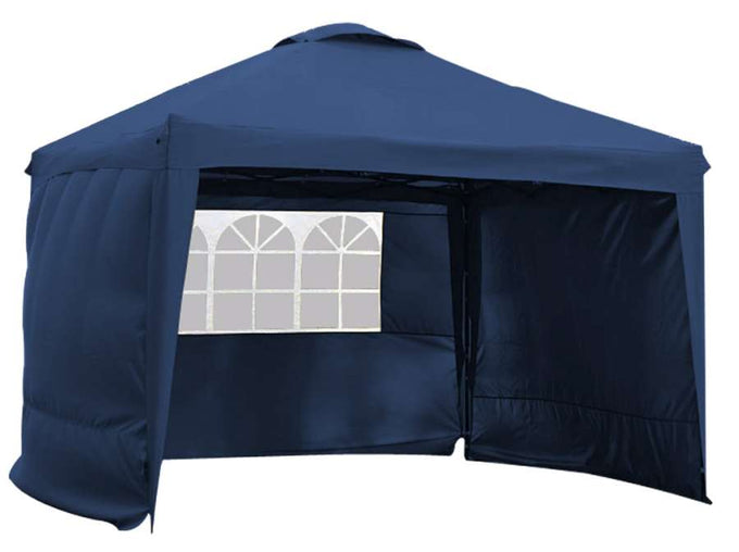 Hamilton 3.0m navy blue pop-up gazebo sidewalls only, durable waterproof panels, compatible with Keans Claremorris gazebo.