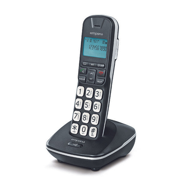 Emporia GD61 Amplified big-button digital cordless Senior home phone Black/Silver ds