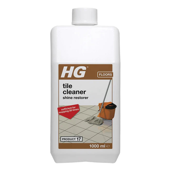 HG Shine Restoring Tile Cleaner 1L – cleans, protects, and maintains tiles, scratch-resistant, biodegradable – Keans