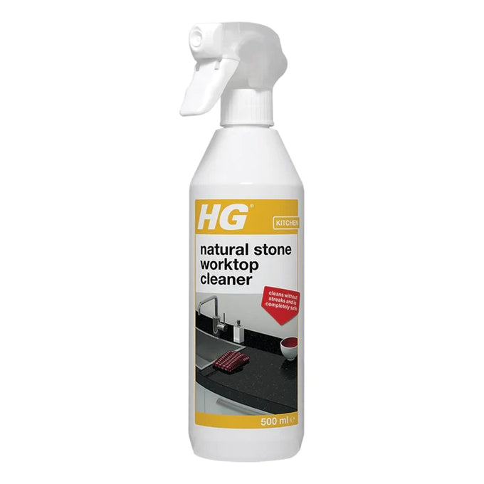 HG Natural Stone & Granite Kitchen Top Cleaner 500ml, biodegradable, removes fat & grime, enhances stone texture – Keans