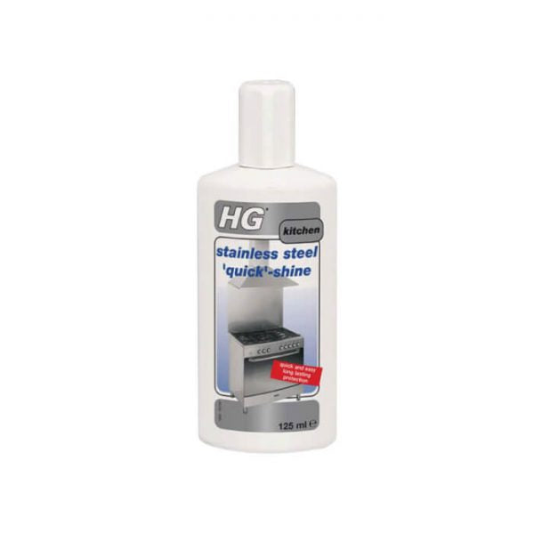 HG Stainless Steel Quick Shine 120ml - protective shine for steel surfaces, mineral oil formula | Keans Claremorris