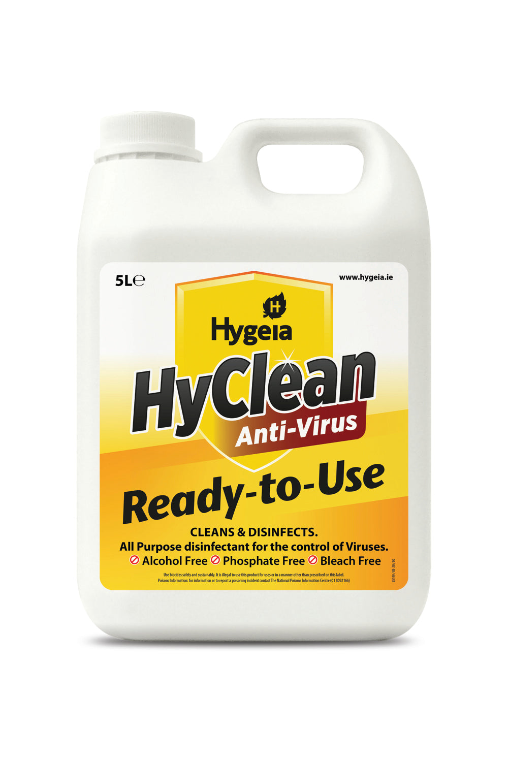 Hygeia Hyclean Antivirus Spray 5Ltr Rtu