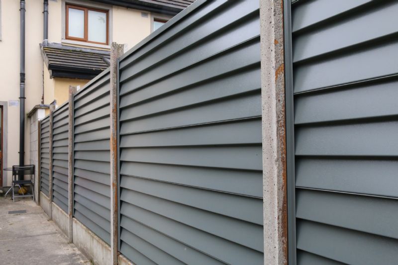 SmartFence Merlin Grey 1.8m x 1.5m panel pack, durable garden fencing, available at Keans Claremorris