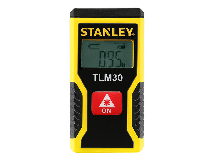 Stanley Pocket TLM 30 Laser Measure 9m with overmould grip, ±0.6mm accuracy, rechargeable battery – Keans Claremorris