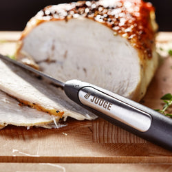 Judge Sabatier 20.5cm carving knife with soft grip, stainless steel blade, dishwasher safe, 25-year guarantee - Keans