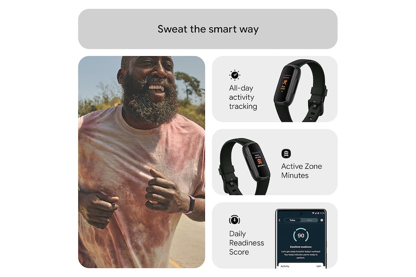 Fitbit Inspire 3 Fitness Tracker in Midnight Zen color with heart rate monitor, sleep tracking – available at Keans