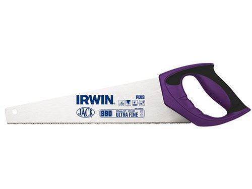 IRWIN 990UHP Junior Toolbox Handsaw 335mm 12 TPI Soft-Grip Fine Tooth for Plywood Cutting - Keans Claremorris