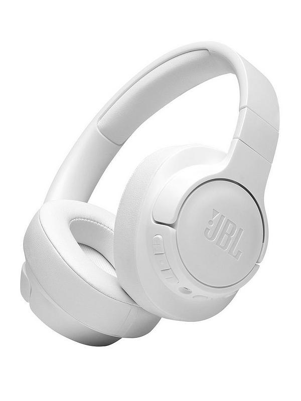 JBL Tune JBLT760NCBLK, Wireless Bluetooth Noise-Cancelling Headphones, White