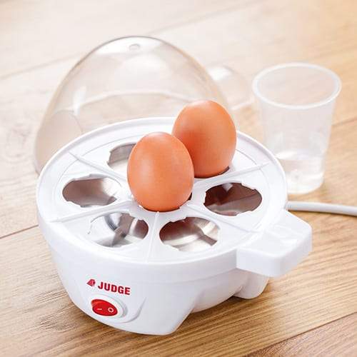 Judge JEA73 Electric 7 Hole Egg Cooker with auto stop, adjustable timer, steams eggs and vegetables - Keans Claremorris