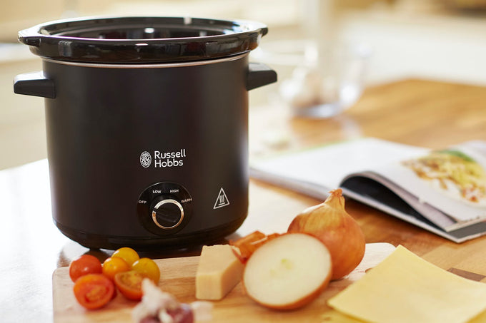 Russell Hobbs 3.5L Black Chalk Board Slow Cooker, model 24180, ideal for slow cooking | Keans Claremorris
