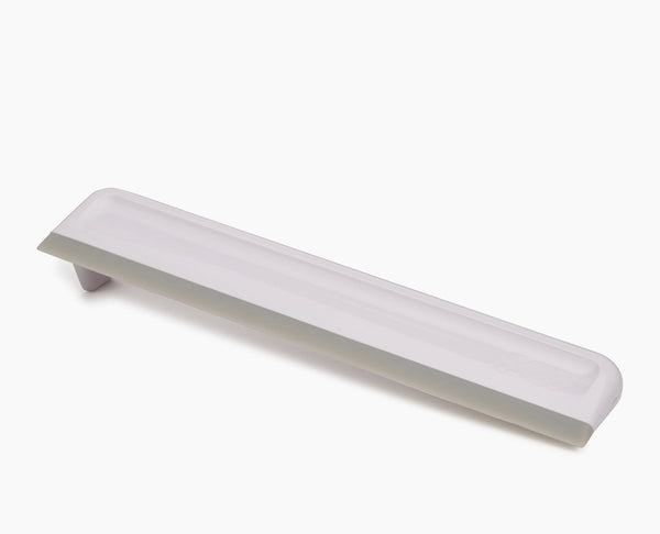 Joseph Joseph Easystore Compact Shower Squeegee with flexible silicone blade, slim design, grey/white – Keans Claremorris