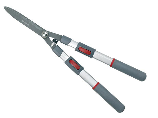 Kent & Stowe Telescopic Hedge Shears with extendable 84cm handles and non-stick carbon steel blades – Keans Claremorris.