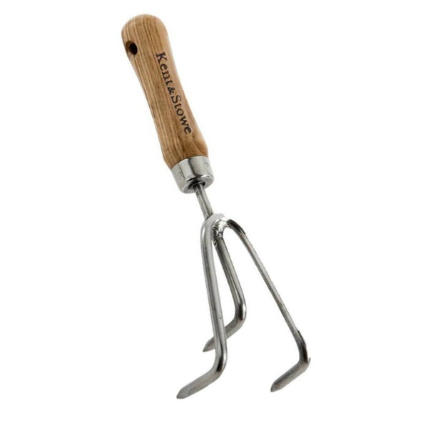 K&S Garden Life Hand 3 Prong Cultivator with stainless steel head, ergonomic design for easy gardening – Keans Claremorris.