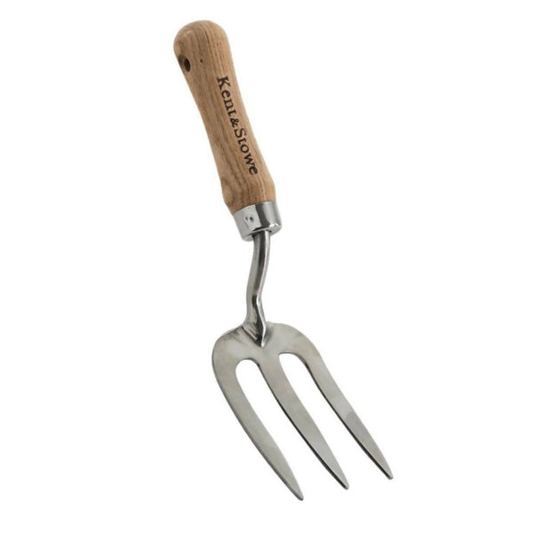 K&S Garden Life Hand Fork with stainless steel head, ergonomic design for easy weeding and planting – Keans Claremorris