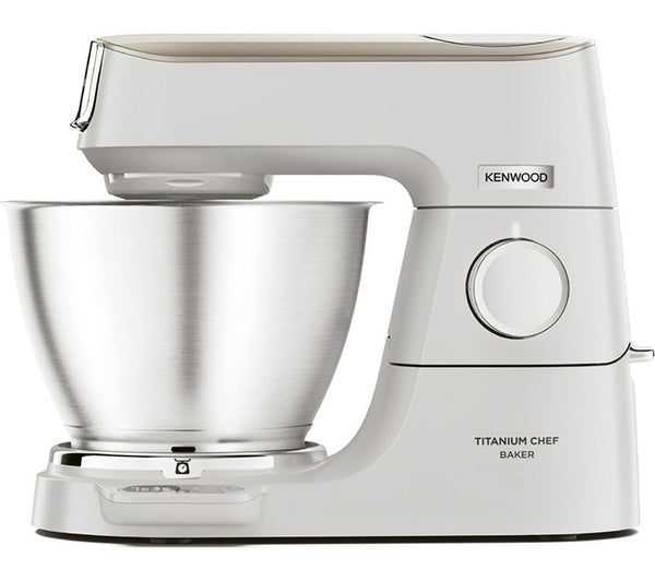 Kenwood Titanium Chef Baker KVC65.001WH Stand Mixer, 4.6L bowl, 1200W motor, variable speed, Kean’s Claremorris Ireland. –