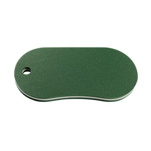 Green Gardman Kneeler Cushion with synthetic foam for dry, comfortable knees – available at Keans Claremorris.